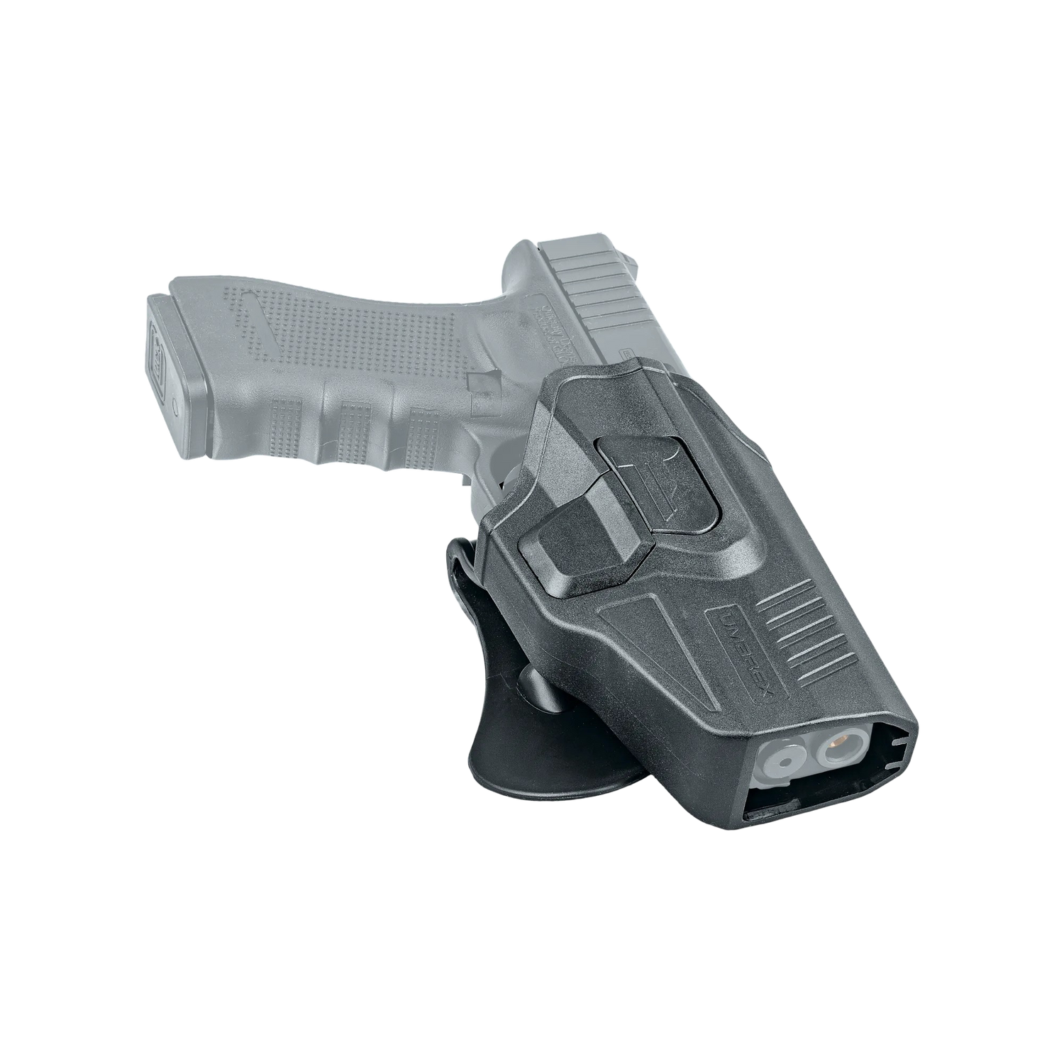 UMAREX - Holster paddle retention bouton GLOCK 17 et cmpct (18c,19,22G4,etc...) Umarex