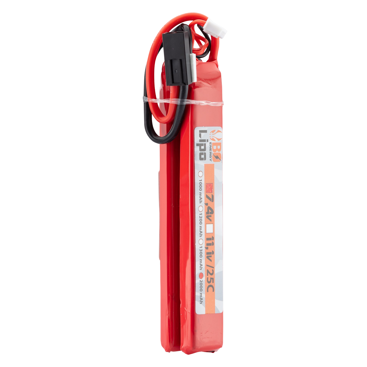 Batterie Lipo double stick 7.4V 2000mAh 25C BO Manufacture