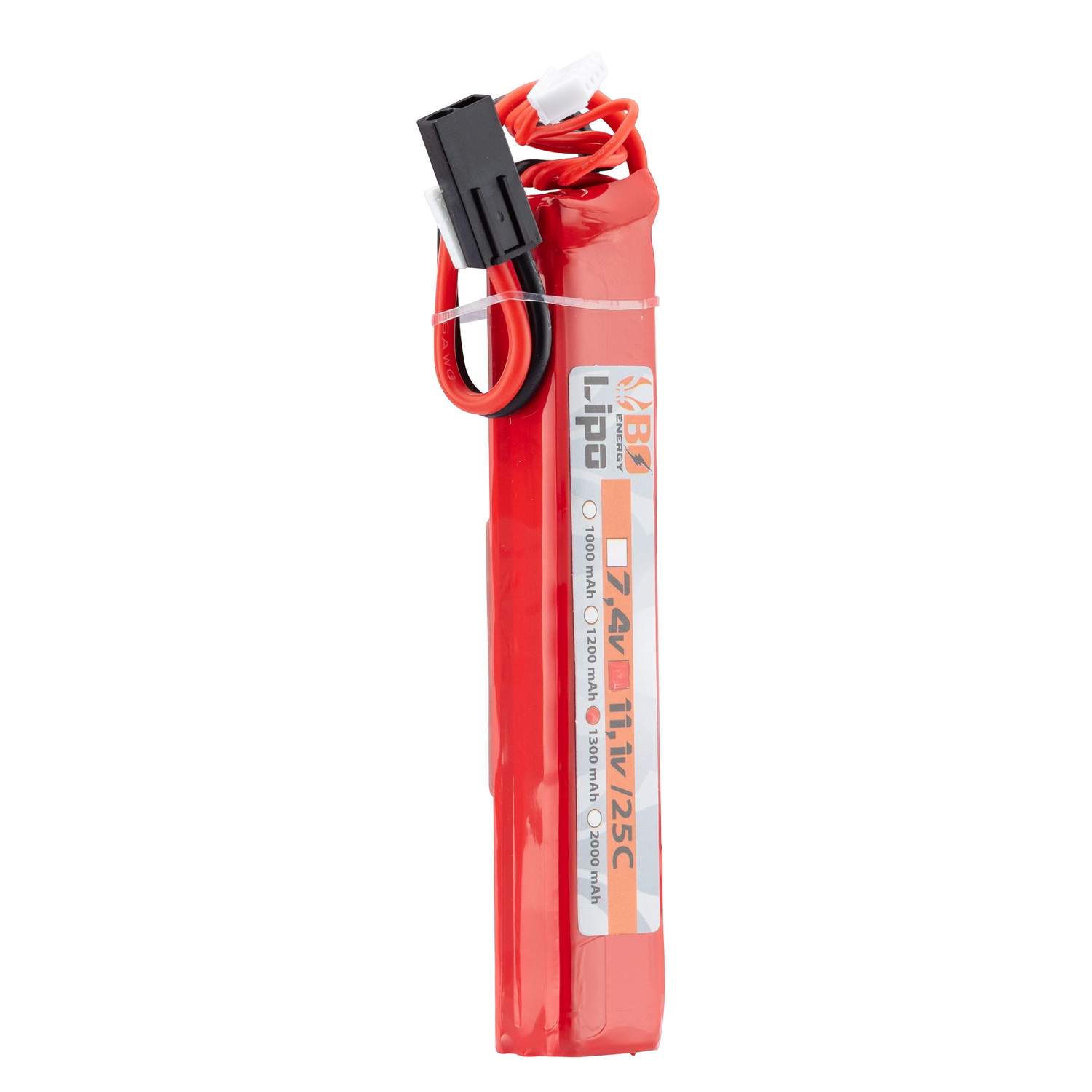 Batterie Lipo stick 11.1V 1300mAh 25C BO Manufacture