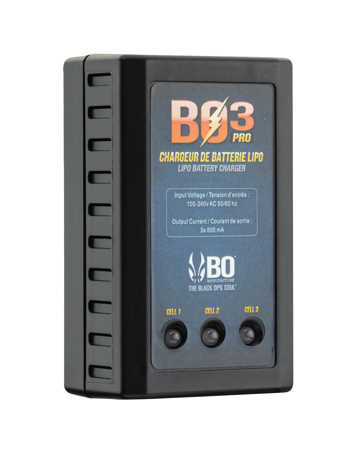 BO - Chargeur de batterie BO3 LiPo 7,4V et 11,1V