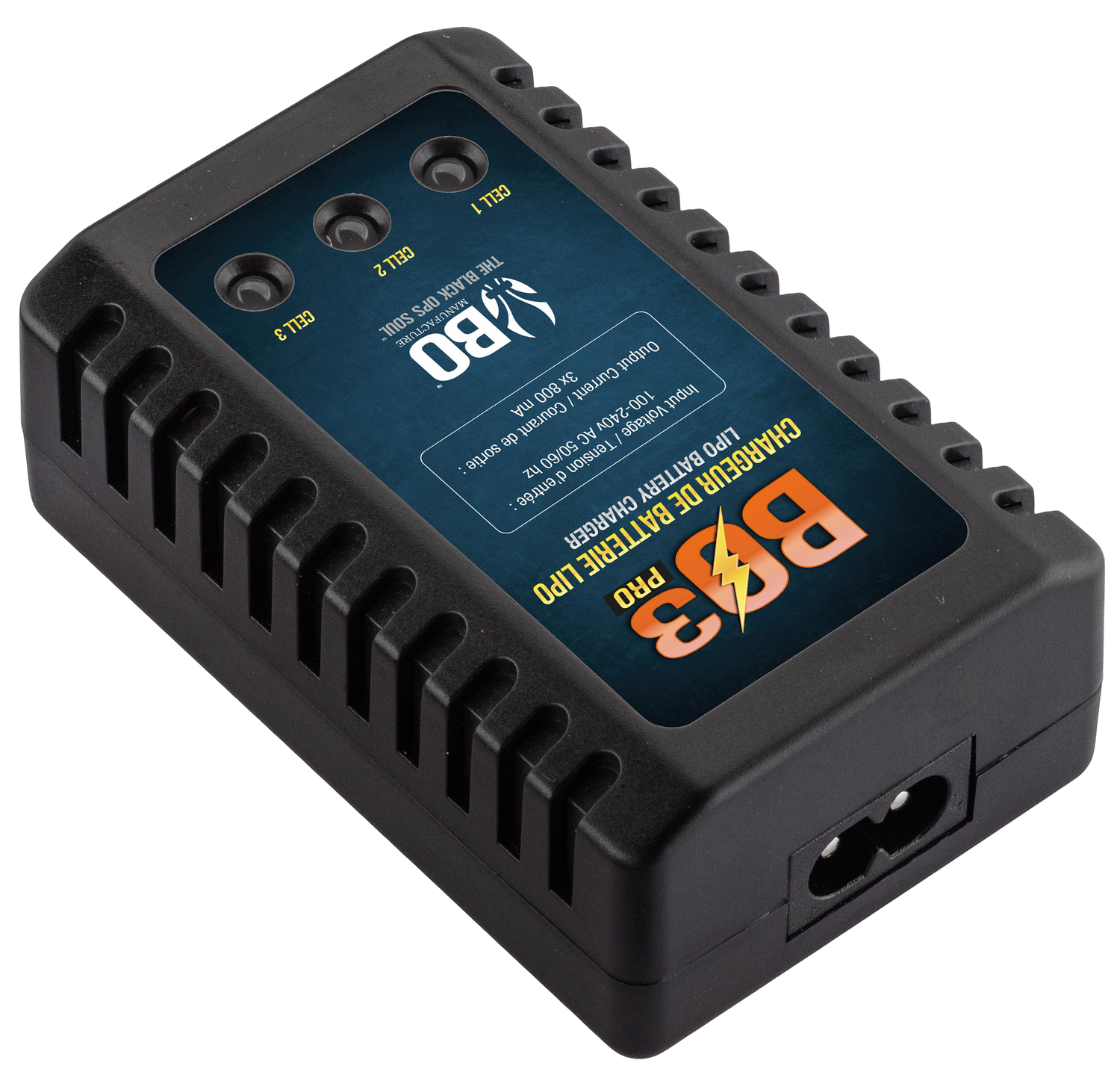 BO - Chargeur de batterie BO3 LiPo 7,4V et 11,1V