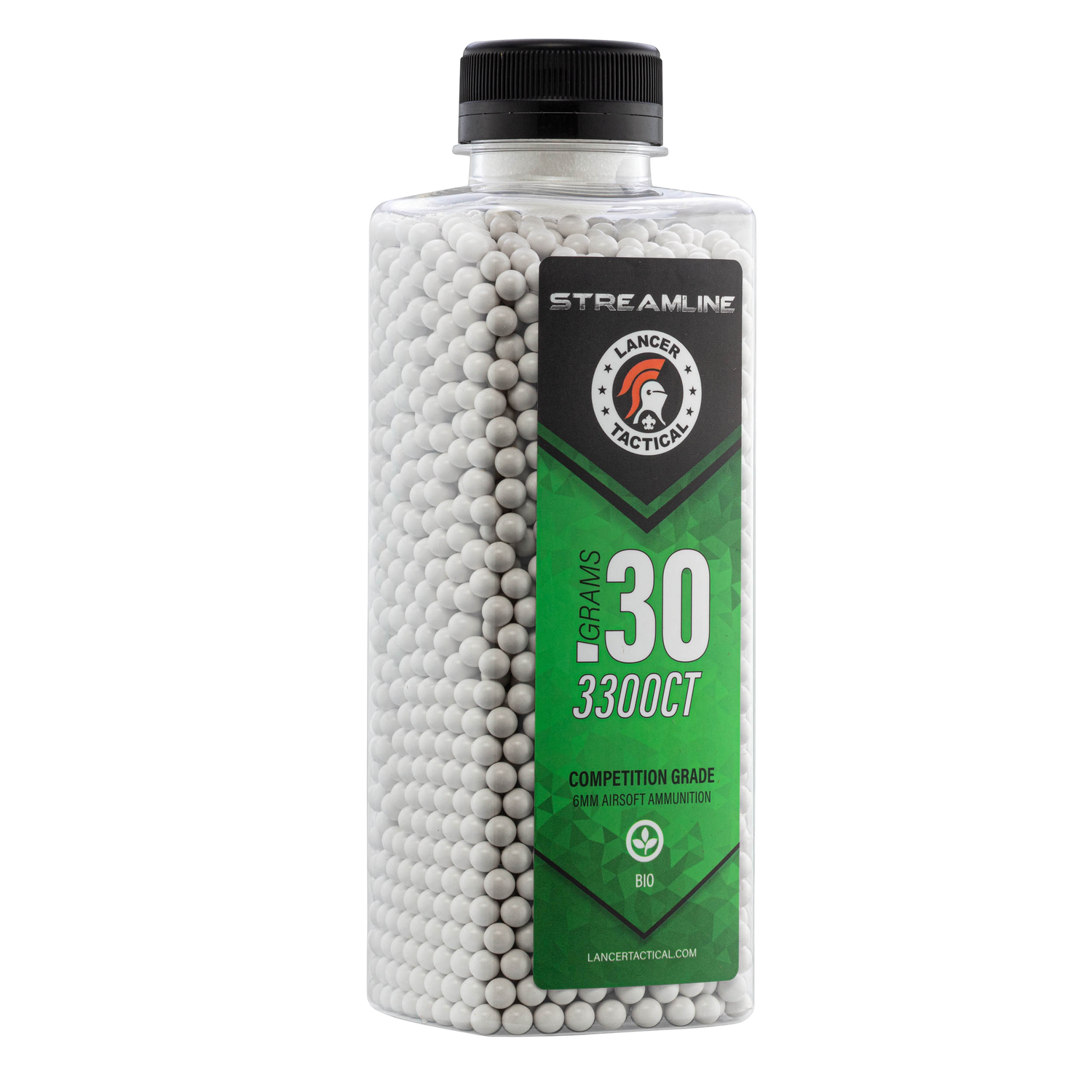 LANCER TACTICAL - Billes Airsoft STREAMLINE 0.30g BIO bouteille 3300 bbs Lancer Tactical
