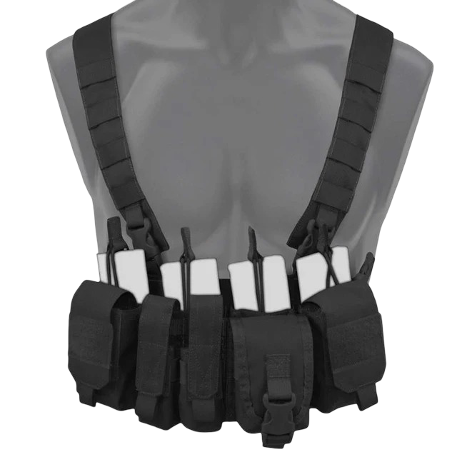 BULLDOG - Gilet Chest Rig Kinetic Noir Bulldog Tactical Gear