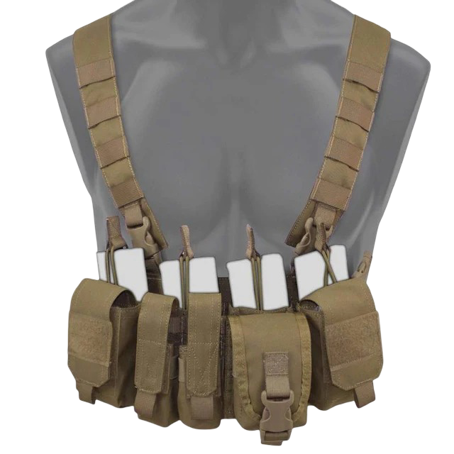 BULLDOG - Gilet Chest Rig Kinetic Coyote Bulldog Tactical Gear
