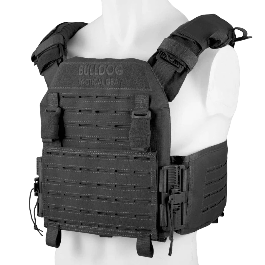BULLDOG - Gilet porte-plaques QR Kinetic noir Bulldog Tactical Gear