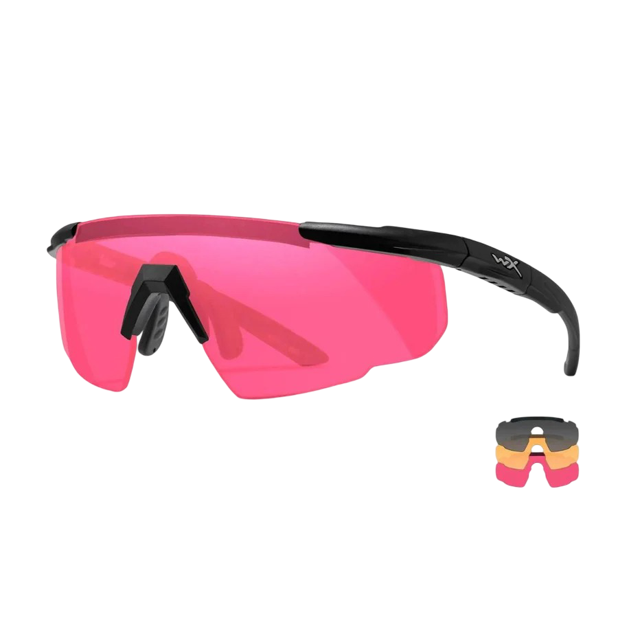 WILEY X - Lunettes Saber Advanced Noir 3 écrans Wiley X